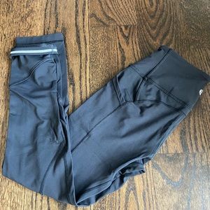 lululemon all the right places crop BLK size 4